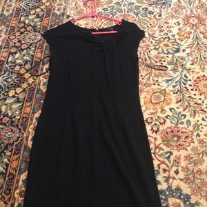 Ann Taylor black cap sleeve dress